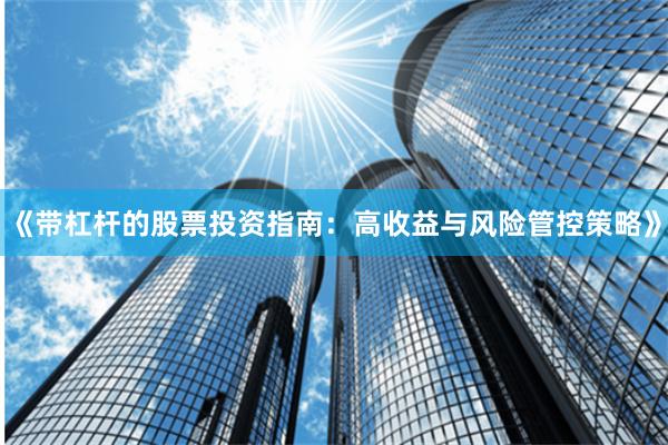 《带杠杆的股票投资指南:高收益与风险管控策略》